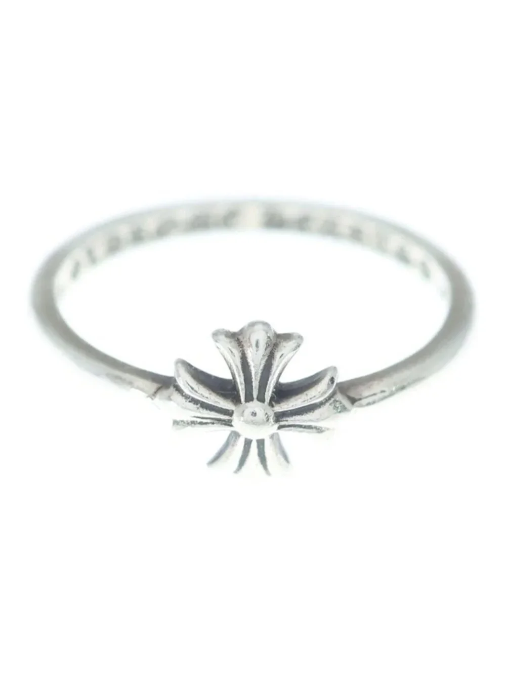 Chrome Hearts Bubblegum CH Pls CH Plus Silver Ring